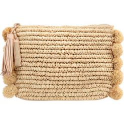 Puzderka: Loeffler Randall TASSEL POUCH RAFFIA POM POMS Kopertówka natural