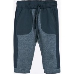 Blukids - Spodnie dziecięce 68-98 cm. Niebieskie spodnie chłopięce Blukids, bez wzorów, z bawełny, casualowe, z podwyższonym stanem. W wyprzedaży za 14,90 zł.