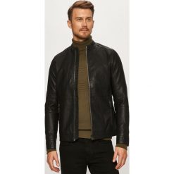 Tom Tailor Denim - Kurtka. Czarne płaszcze męskie TOM TAILOR DENIM, s, bez wzorów, z poliesteru, krótkie, bez kaptura. Za 299,90 zł.