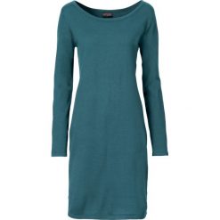 Sukienka dzianinowa bonprix matowy niebieskozielony nowy. Sukienki damskie bonprix. Za 89,99 zł.