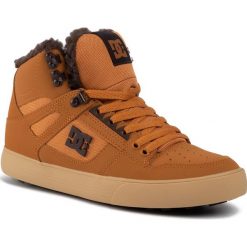 Sneakersy DC - Pure High-Top Wc Wnt DYS400047 Brown/Chocolate(Bct). Pomarańczowe sneakersy męskie DC, bez zapięcia. W wyprzedaży za 299,00 zł.