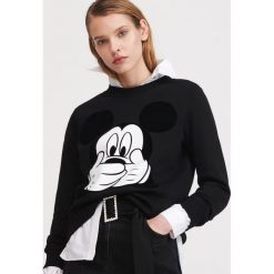 Bluza z Myszką Miki - Czarny. Czarne bluzy damskie Reserved, s. Za 89,99 zł.