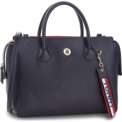 Torebka TOMMY HILFIGER - Charming Tommy Satch AW0AW05673 902. Niebieskie torebki klasyczne damskie TOMMY HILFIGER, ze skóry ekologicznej. Za 699,00 zł.