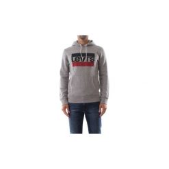 Bluzy Levis 19491 HOODIE B84. Szare bluzy męskie Levi's®, m, bez wzorów, bez kołnierzyka, bez rękawów, bez kaptura. Za 228,35 zł.