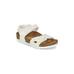 Sandały Dziecko Birkenstock RIO. Białe sandały dziewczęce Birkenstock. Za 252,36 zł.
