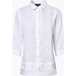 Franco Callegari - Bluzka damska z lnu, biały. Białe bluzki damskie Franco Callegari, bez wzorów, ze lnu, eleganckie, bez kołnierzyka, bez rękawów. Za 229,95 zł.
