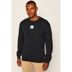 Sweter Armani Exchange 6HZM1C ZMQ7Z 1510. Niebieskie swetry męskie Armani Exchange, m, bez wzorów, klasyczne, z klasycznym kołnierzykiem, bez kaptura. Za 489,00 zł.