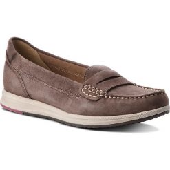 Mokasyny GEOX - D Avery C D62H5C 00021 C6004 Chestnut. Szare mokasyny damskie marki Geox, ze skóry, na płaskiej podeszwie. W wyprzedaży za 239,00 zł.