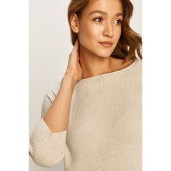 Stefanel - Sweter. Brązowe swetry damskie Stefanel, s, bez wzorów, z bawełny, bez rękawów, bez kaptura. W wyprzedaży za 279,90 zł.