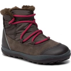 Śniegowce CAMPER - Peu Pista Kids GORE-TEX K900217-001 S Grey. Szare śniegowce dziewczęce Camper, bez zapięcia. W wyprzedaży za 319,00 zł.
