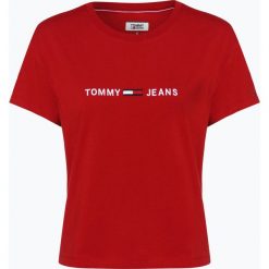 Tommy Jeans - T-shirt damski, czerwony. Niebieskie t-shirty damskie marki Orsay, xs, w grochy, z dzianiny. Za 139,95 zł.