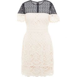Club Monaco WOLLSTAN DRESS Sukienka koktajlowa foundation. Brązowe sukienki damskie marki Club Monaco, bez wzorów, z poliesteru, wizytowe, bez kołnierzyka, bez rękawów. W wyprzedaży za 929,25 zł.