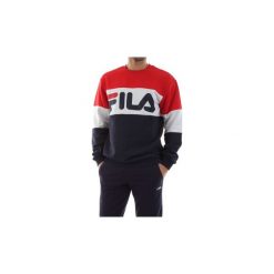 Bluzy Fila 681255 MEN STRAIGHT BLOCKED. Czarne bluzy męskie Fila, s, bez wzorów, bez kołnierzyka, bez rękawów, bez kaptura. Za 245,35 zł.