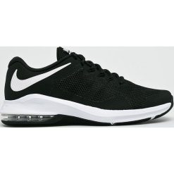 Nike - Buty Air Max Alpha Trainer. Czarne buty sportowe męskie marki Nike, z materiału, na sznurówki, na fitness i siłownię. W wyprzedaży za 279,90 zł.