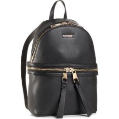 Plecak TWINSET - Zaino 202TB7184 Nero 00006. Czarne plecaki damskie Twinset, bez wzorów, ze skóry ekologicznej, eleganckie. Za 879,00 zł.