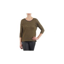 Bluzy Esprit LEATHER ZIPPER Sweatshirts. Zielone t-shirty damskie marki Esprit, s. Za 153,30 zł.