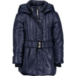 Blue Seven - Kurtka dziecięca 92-128 cm. Niebieskie kurtki dziewczęce w paski, z poliesteru, długie. W wyprzedaży za 69,90 zł.