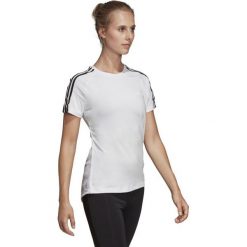 Damska koszulka treningowa t-shirt ADIDAS DS8723. T-shirty damskie Adidas, bez wzorów, z poliesteru, bez kołnierzyka. Za 119,00 zł.