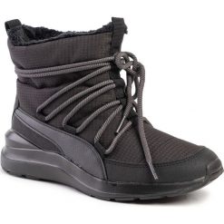 Sneakersy PUMA - Adela Winter Boot 36986201 01 Puma Black/Bridal Rose. Czarne półbuty damskie Puma, na co dzień, bez wzorów, ze skóry ekologicznej, bez obcasa, na płaskiej podeszwie, bez zapięcia. W wyprzedaży za 199,99 zł.