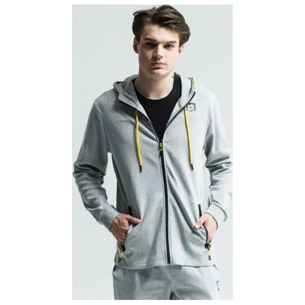 Lotto Bluza Erice , szary, rozmiar L. Szare bluzy męskie Lotto, m, bez wzorów, z bawełny, z kapturem, bez rękawów, bez kaptura. W wyprzedaży za 79,99 zł.