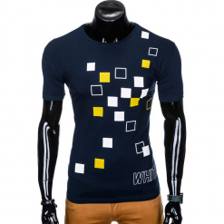 T-SHIRT MĘSKI Z NADRUKIEM S1000 - GRANATOWY. Czarne t-shirty męskie z nadrukiem marki KILLTEC, z materiału. Za 29,00 zł.