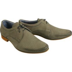 FABER 4722 nb popiel, półbuty wizytowe męskie. Buty wizytowe męskie Faber, ze skóry. Za 244,99 zł.