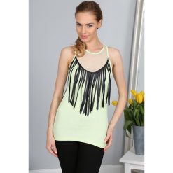 Top Pistacjowy 2947. Zielone topy damskie Fasardi. Za 10,99 zł.
