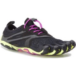 Buty VIBRAM FIVEFINGERS - V-Run 17M7005 Black/Yellow/Purple. Czarne buty sportowe damskie Vibram Fivefingers, bez wzorów, z tworzywa sztucznego, sportowe, do biegania, vibram fivefingers. W wyprzedaży za 479,00 zł.