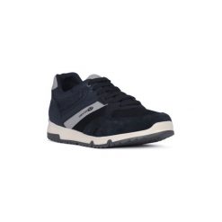 Buty Geox C4064 WILMER B. Niebieskie trampki męskie Geox, bez wzorów, bez zapięcia. Za 333,82 zł.