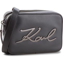 Torebka KARL LAGERFELD - 86KW3033 Blk/Gn Mtl. Czarne listonoszki damskie marki KARL LAGERFELD, ze skóry. W wyprzedaży za 629,00 zł.