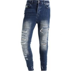 Jeansy męskie: SIKSILK DROP CROTCH Jeans Skinny Fit blue