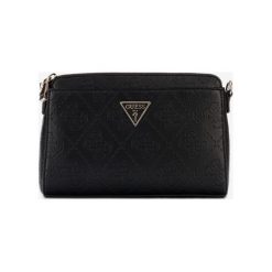 Guess Maddy Cross body bag Czarny. Czarne torebki klasyczne damskie Guess, w paski, z materiału, bez dodatków. Za 478,95 zł.