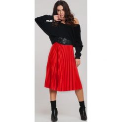 Czerwona Spódnica Decor. Czerwone spódniczki damskie Renee, uniwersalny, z dzianiny, midi. Za 79,99 zł.