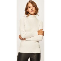 Dkny - Sweter. Białe swetry damskie DKNY, s, bez wzorów, z wiskozy, bez rękawów, bez kaptura. W wyprzedaży za 249,90 zł.