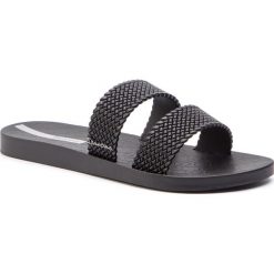 Klapki IPANEMA - City Fem 26223 Black/Black 20766. Czarne klapki damskie Ipanema, bez wzorów, z tworzywa sztucznego, bez obcasa. Za 79,99 zł.