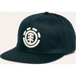 Element - Czapka. Niebieskie czapki męskie Element, z aplikacjami, z bawełny. Za 119,90 zł.