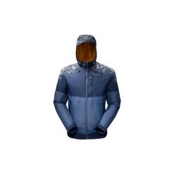Kurtka turystyczna SH100 X-Warm męska. Czerwone kurtki męskie QUECHUA, na zimę, s, bez wzorów, z poliesteru, bez kaptura. W wyprzedaży za 119,99 zł.