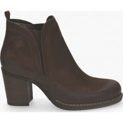 Botek brązowy Abelia. Brązowe botki damskie marki Badura. Za 279,99 zł.