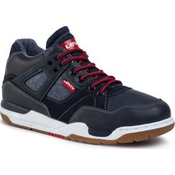 Sneakersy LEVI'S - Golden State VGOL0002S Navy 0040. Niebieskie trampki chłopięce Levi's®, bez wzorów, ze skóry ekologicznej, na sznurówki. W wyprzedaży za 209,00 zł.