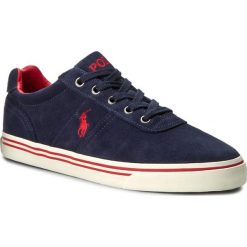 Tenisówki POLO RALPH LAUREN - Hanford A85 XZ4YQ XY4YQ XW4R7 816641859004 Newport Navy. Niebieskie półbuty męskie marki Polo Ralph Lauren, na co dzień, z aplikacjami, ze skóry, eleganckie, na sznurówki. Za 399,90 zł.