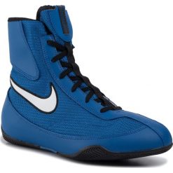 Buty NIKE - Machomai 321819 410 Team Royal/White/Black. Niebieskie buty sportowe męskie Nike, ze skóry ekologicznej, bez zapięcia, na fitness i siłownię. Za 439,00 zł.