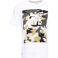 T-shirty męskie: Lacoste LIVE Tshirt basic white/pastis yellow