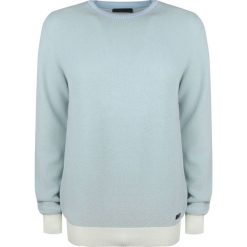 Trussardi Jeans Sweter "Bicolor". Swetry męskie Trussardi, z jeansu, z okrągłym kołnierzem. Za 249,00 zł.