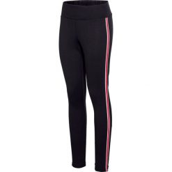 Legginsy z paskami z boku nogawki bonprix czarno-biało-czerwony w paski. Czarne legginsy damskie bonprix, w paski. Za 44,99 zł.