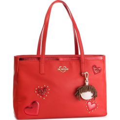 Torebka LOVE MOSCHINO - JC4055PP17LF0500 Rosso. Czerwone torebki klasyczne damskie marki Love Moschino, ze skóry ekologicznej, na ramię. Za 959,00 zł.