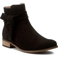 Botki KARINO - 2104/003-P Czarny. Fioletowe buty zimowe damskie marki Karino, ze skóry. W wyprzedaży za 219,00 zł.