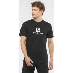 Salomon Koszulka Czarny. Czarne podkoszulki męskie Salomon, xxl, z nadrukiem, z bawełny, z krótkim rękawem. Za 137,95 zł.
