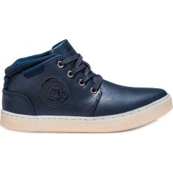 Buty sportowe męskie: BUTY MĘSKIE SPORTOWE WYSOKIE T098 – GRANATOWE