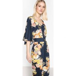 Sukienki: Sukienka kwiecista, rękawy kimono