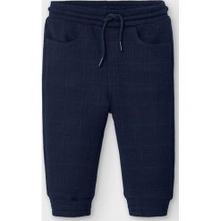 Mayoral - Spodnie dziecięce 68-98 cm. Niebieskie dresy chłopięce Mayoral, bez wzorów, z elastanu. Za 101,90 zł.